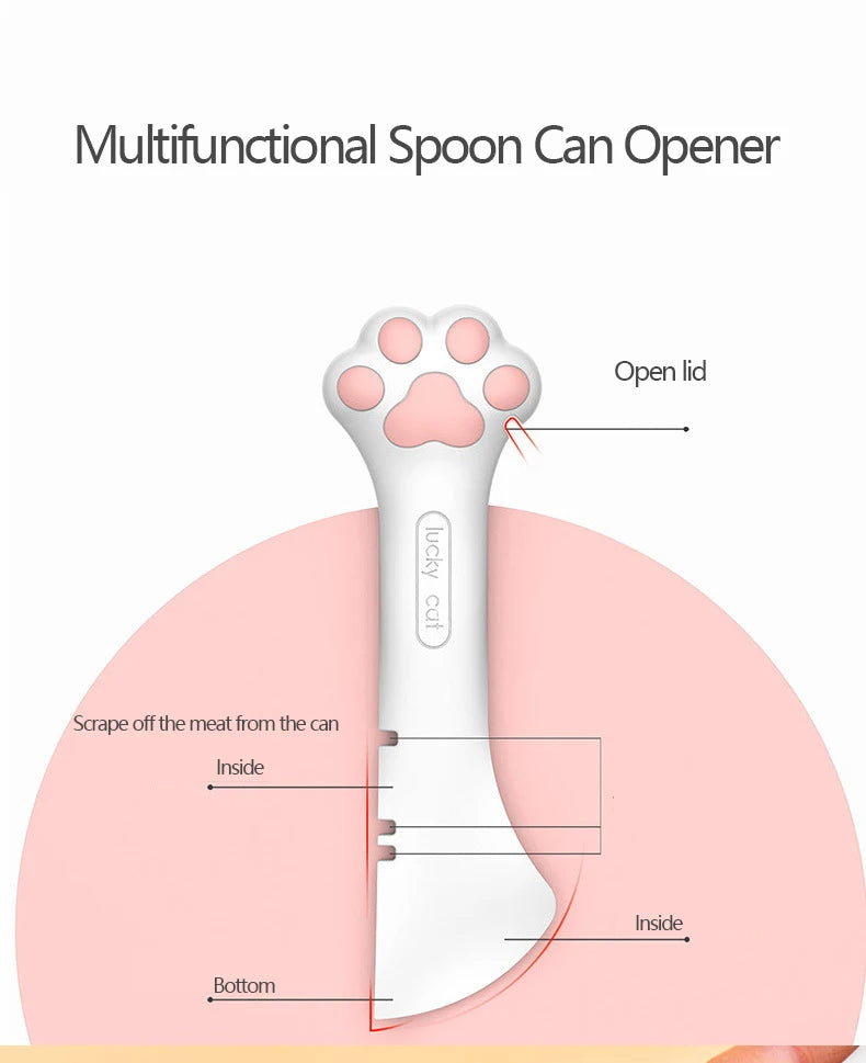 Multifunctional Can Opener Pet Spoon