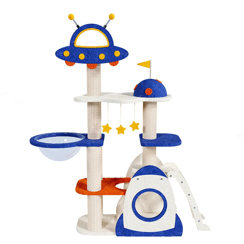 Vertical Jump Space Capsule Cat Supplies