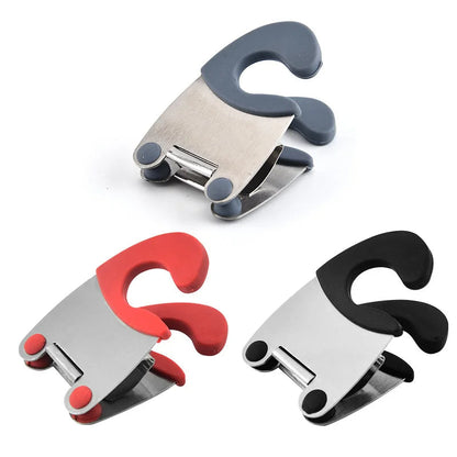 Anti-slide Stainless Steel  Spoon Holder Clip