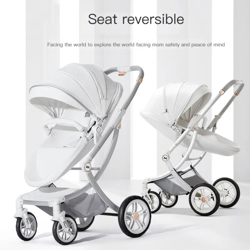 New Luxury  High Landscape Newborn Baby Stroller