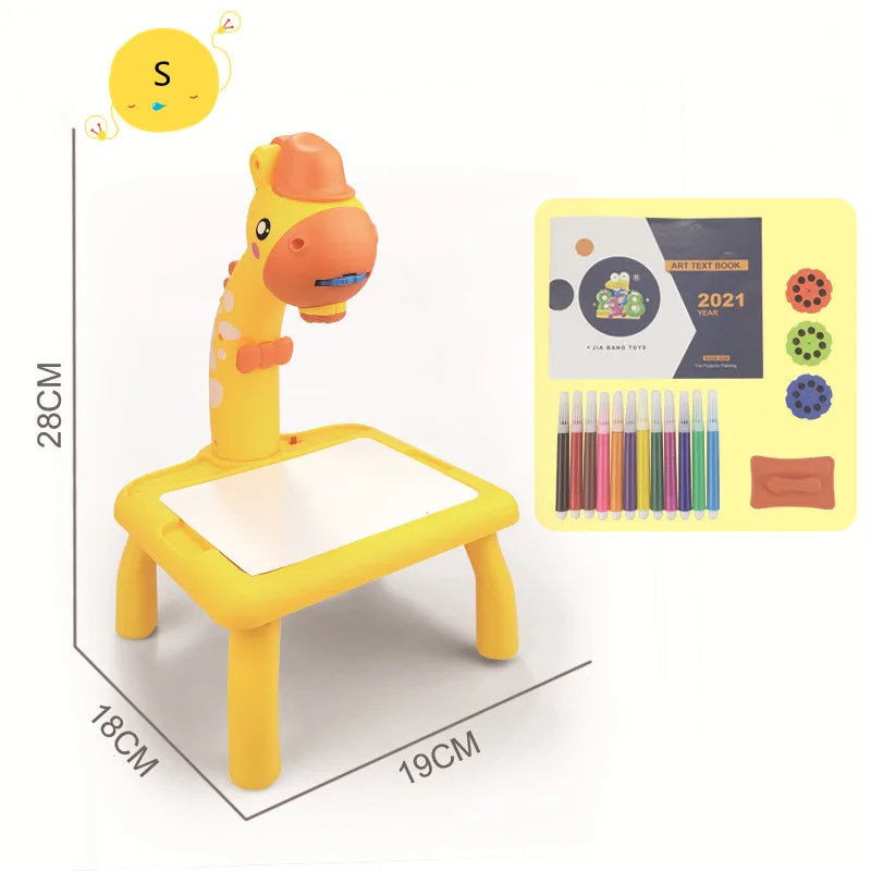 Kids LED Projector Drawing Table Toy