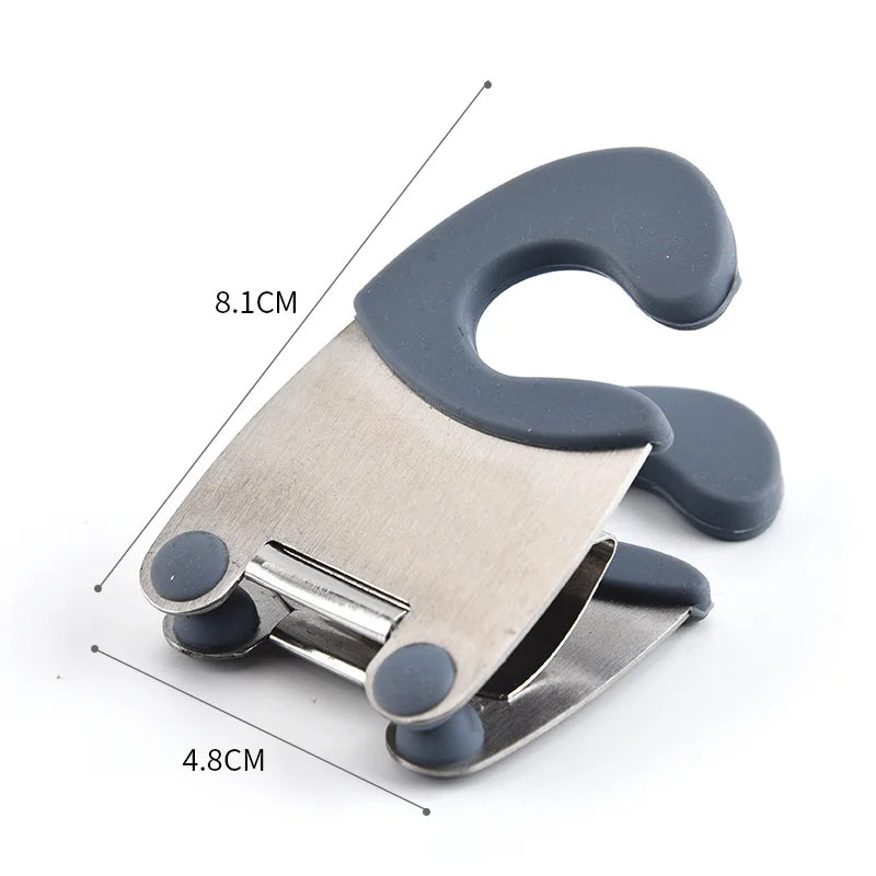 Anti-slide Stainless Steel  Spoon Holder Clip